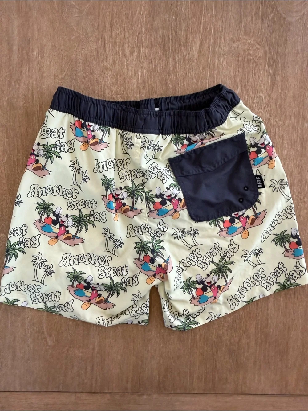 NEFF x Disney Mickey Mouse “Another Great Day” Swim Trunks Shorts